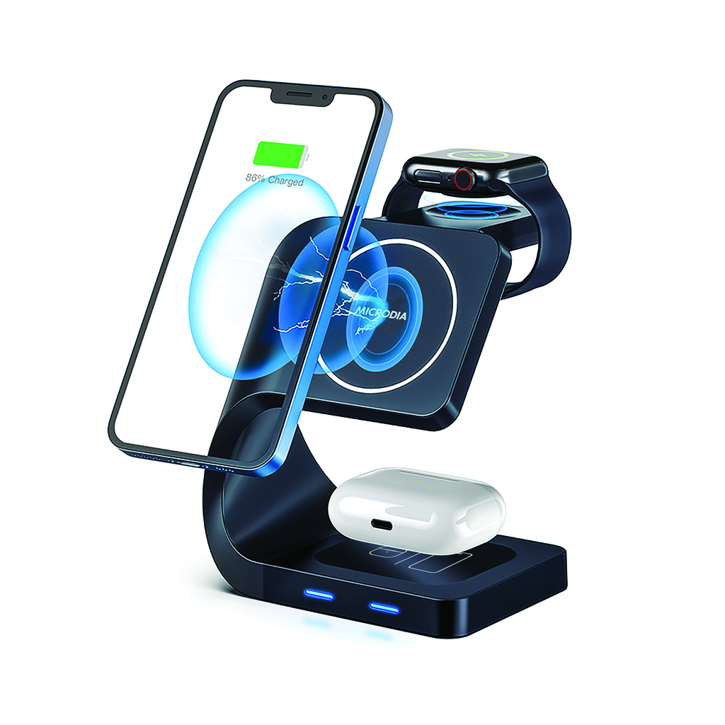 SNAPSTATION Curve Mini, 23W 4-in-1 Magnetic Wireless Charging Station